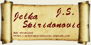 Jelka Spiridonović vizit kartica